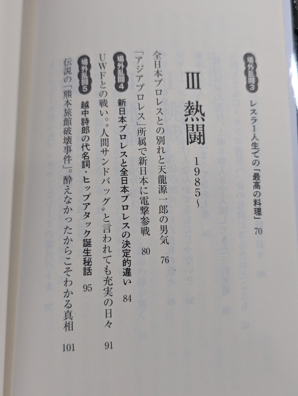 【越中詩郎 直筆サイン入り】侍レスラーの反骨のプロレス熱闘記