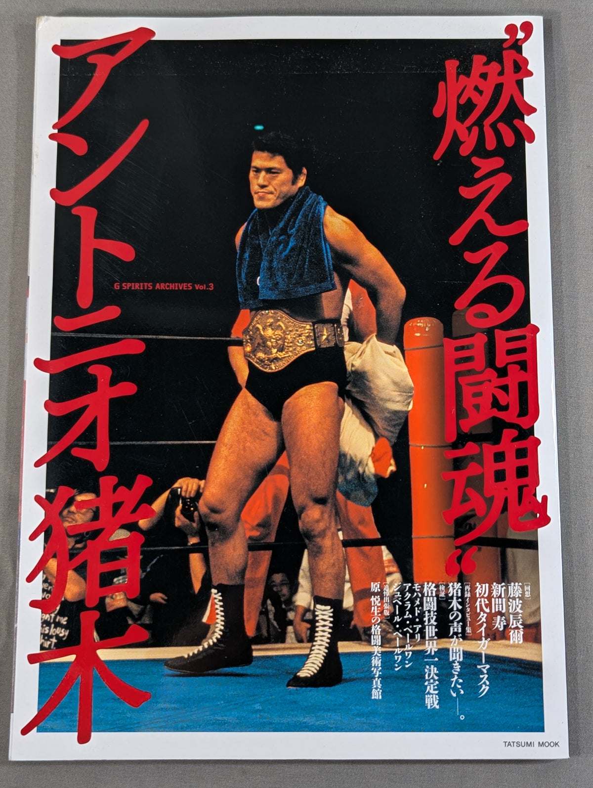 G SPIRITS ARCHIVES vol.3 "Burning Fighting Spirit"Antonio Inoki 
