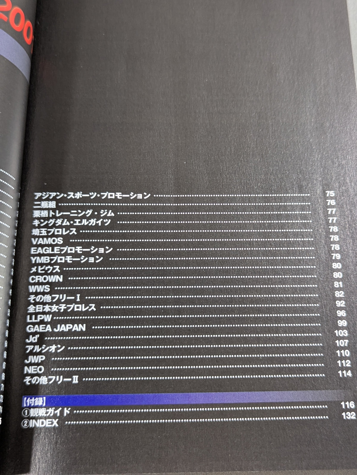 Pro Wrestler Color Photo Directory 2001 [Expanded and Revised, Mobile Version] ]