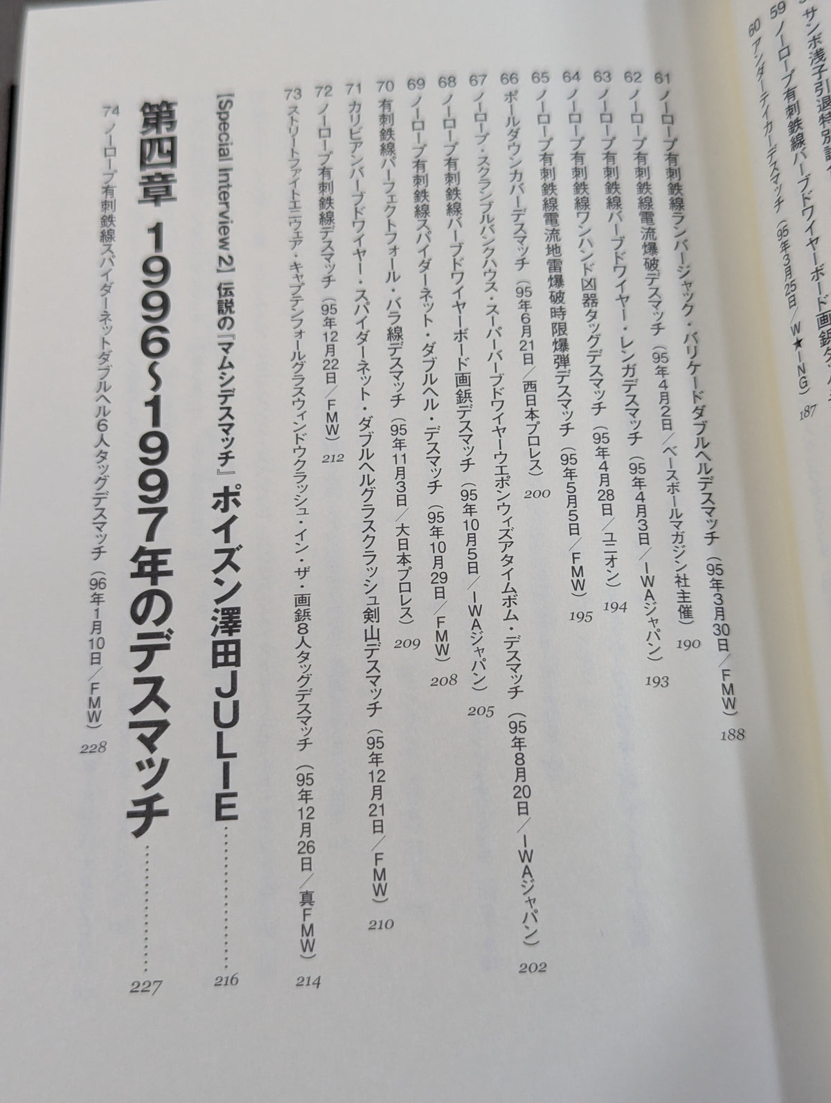 あの日あの時、デスマッチ！ 90年代インディー デスマッチ120選