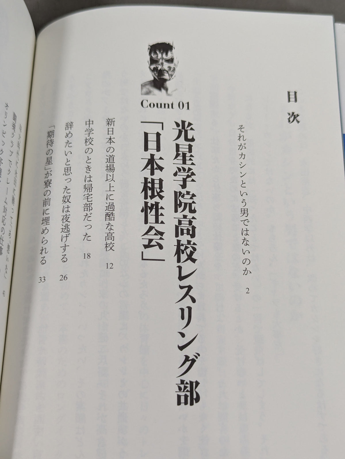 I was a pro wrestler  in Futu until I became a part-time university lecturer at KO