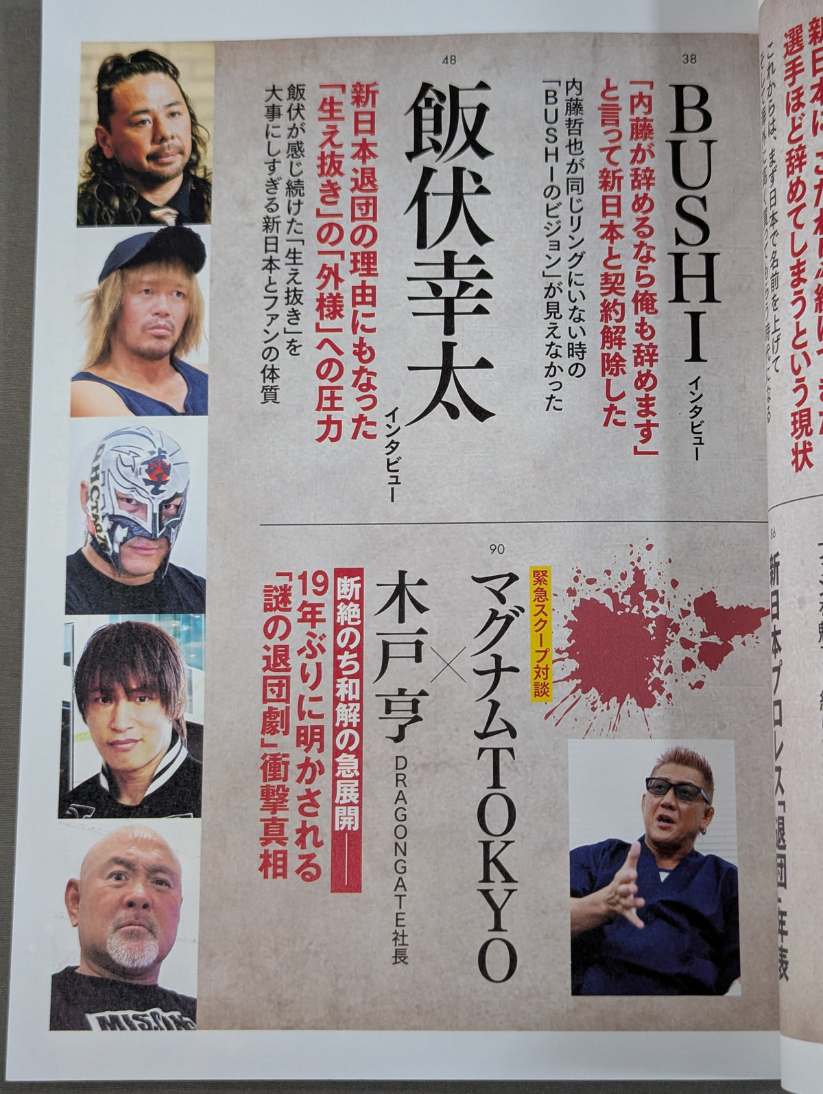 シリーズ 逆説のプロレス Vol.27  証言 新日本プロレス「電撃退団」愛と憎しみの舞台裏