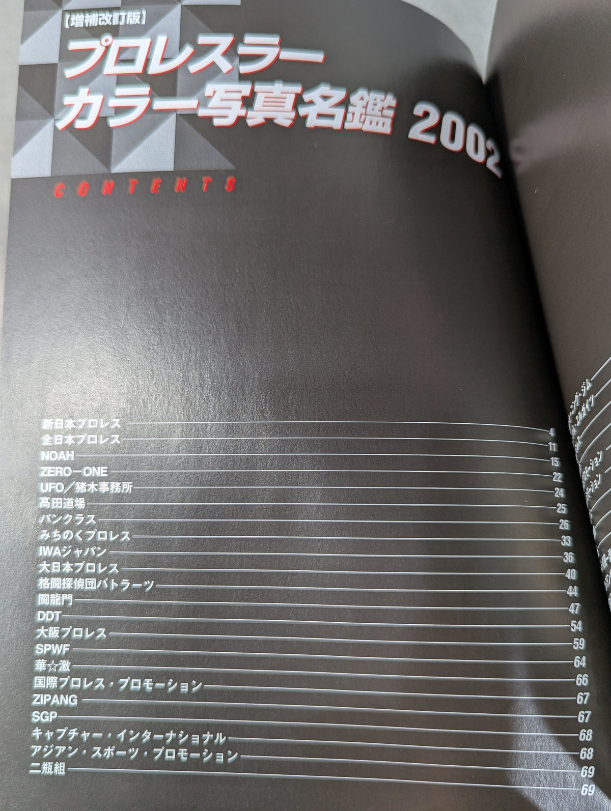 Pro Wrestler Color Photo Directory 2002 Expanded and Revised Edition