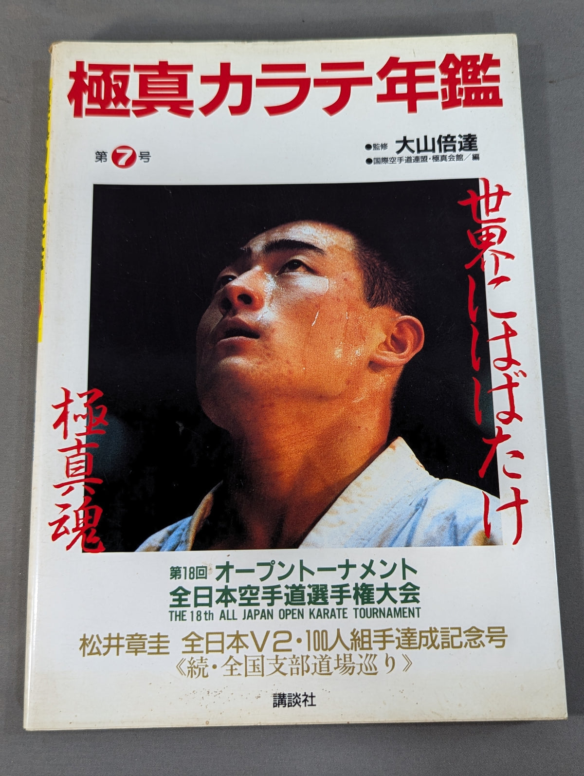 Kyokushin KARATE  Yearbook No. 7 Spreading its wings to the world Kyokushin Soul