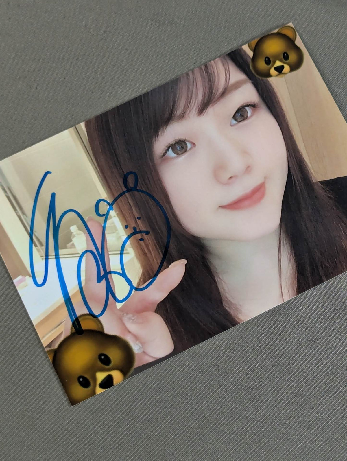 Koguma  hand signed autograph photo  (A-1)