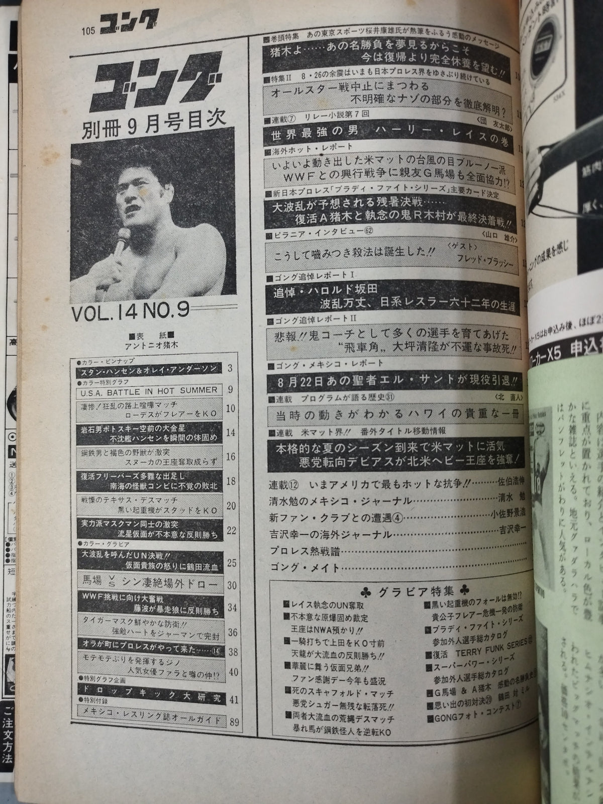 別冊ゴングVol.14 No.9