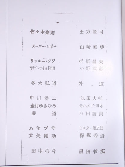 FMW / OFFICIAL GUIDE BOOK 1999 vol.1