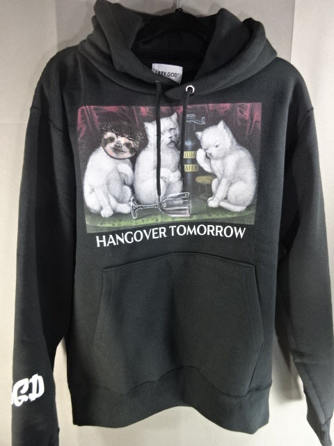 LAZY GOD (Ulka Sasaki  brand) HANGOVER Pullover hoodie 