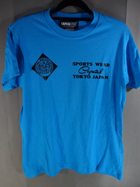 CAPITAL× International Pro Wrestling  Retro T-shirt (Blue)