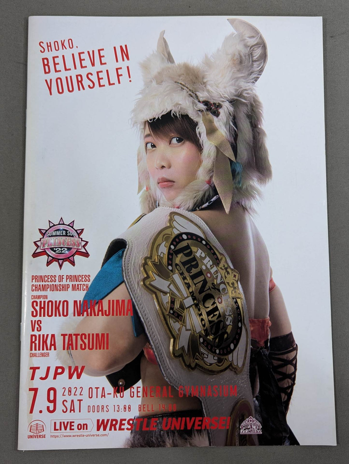 【Rika Tatsumi  hand signed autograph 】 TJPW 2022 not sold in stores Pro-Photo book