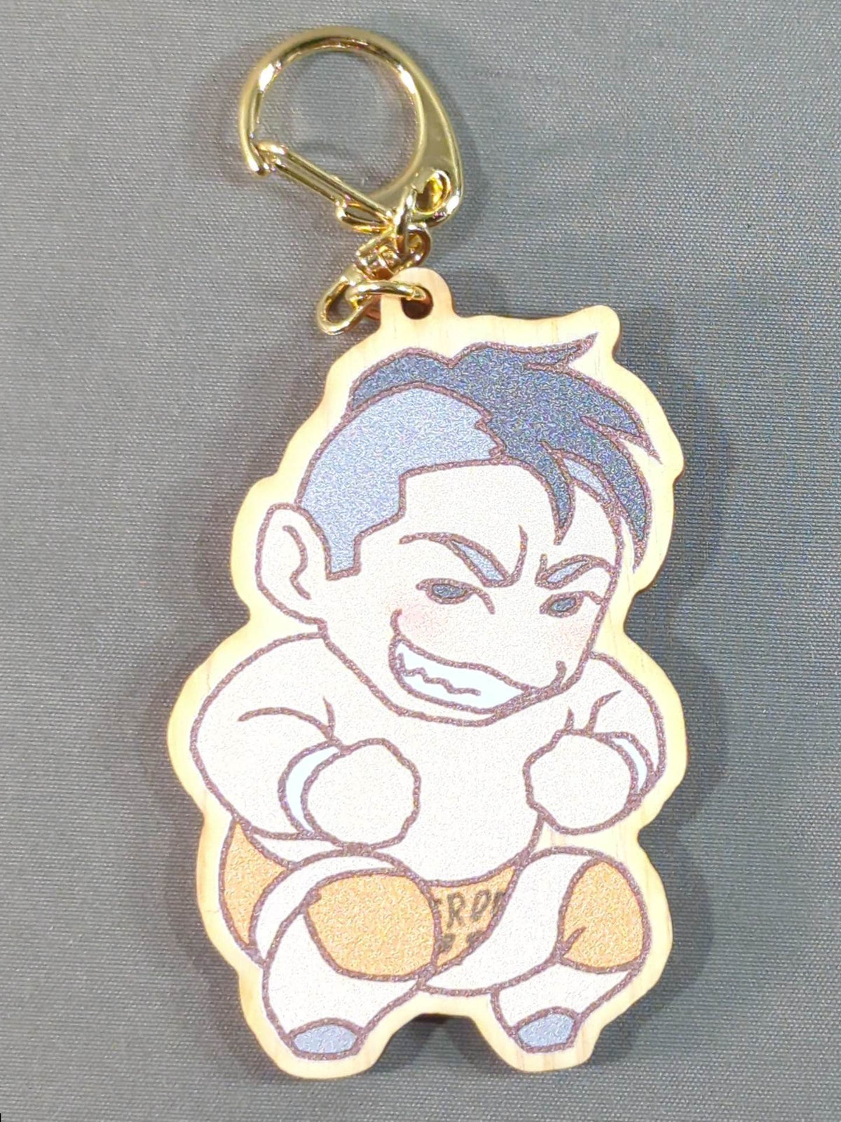 【hand signed autograph】  Sekifuda Kota Wood Key Chain