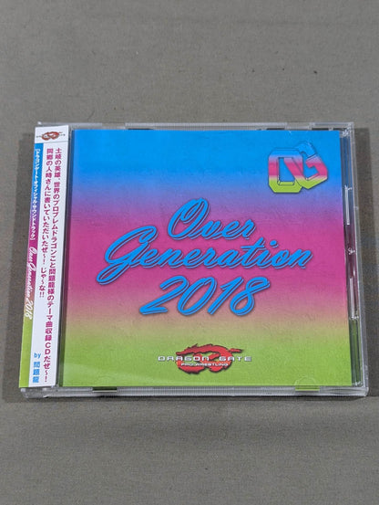 [4 fighters hand signed autograph 】Over Generation 2018