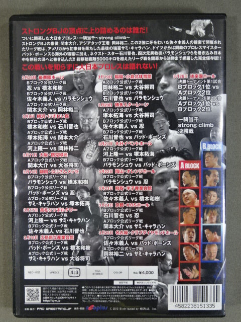 BJW 大日大戦2012 ★一騎当千 ～strong climb～ 総集編★