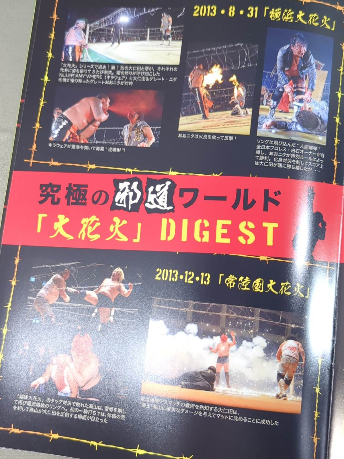 大仁田厚プロレスリング OFFICIAL PROGRAM③