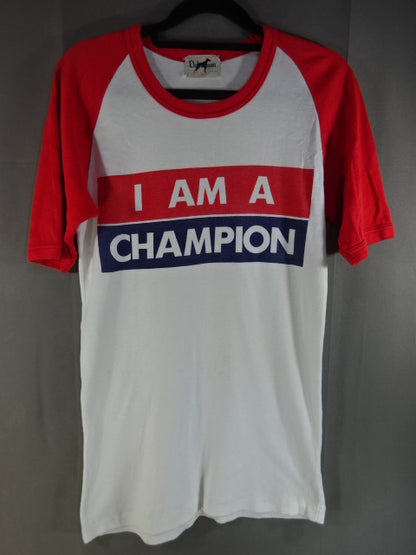 I AM A CHAMPION Raglan T-shirt