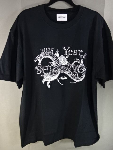 ★ Ulka Sasaki Brand ★ LAZY GOD 2025 Year of SERPENC T-Shirt