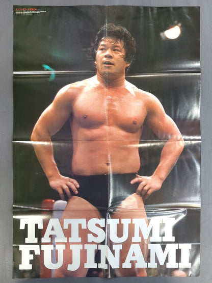 藤波辰巳 雑誌付録ポスター