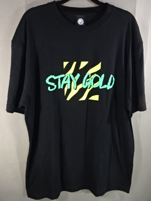 YOSHI-HASHI STAY GOLD BISHAMON Tシャツ