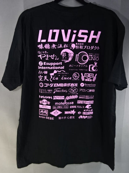 2point5女子プロレス ロゴ Tシャツ①(ブラック)