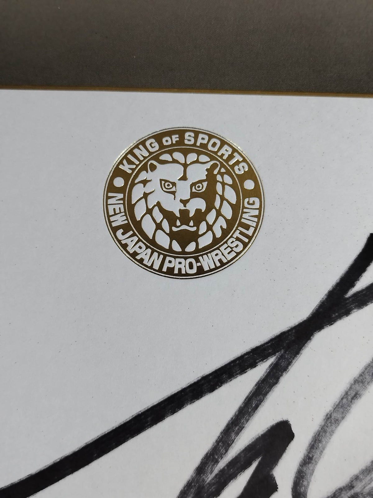 真壁刀義(ライオンマーク色紙)