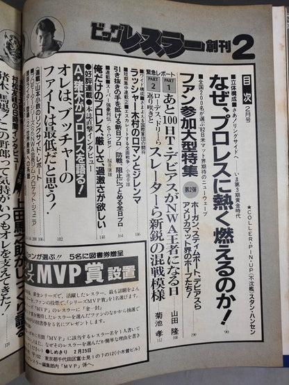 月刊ビッグレスラー 1982年2月号