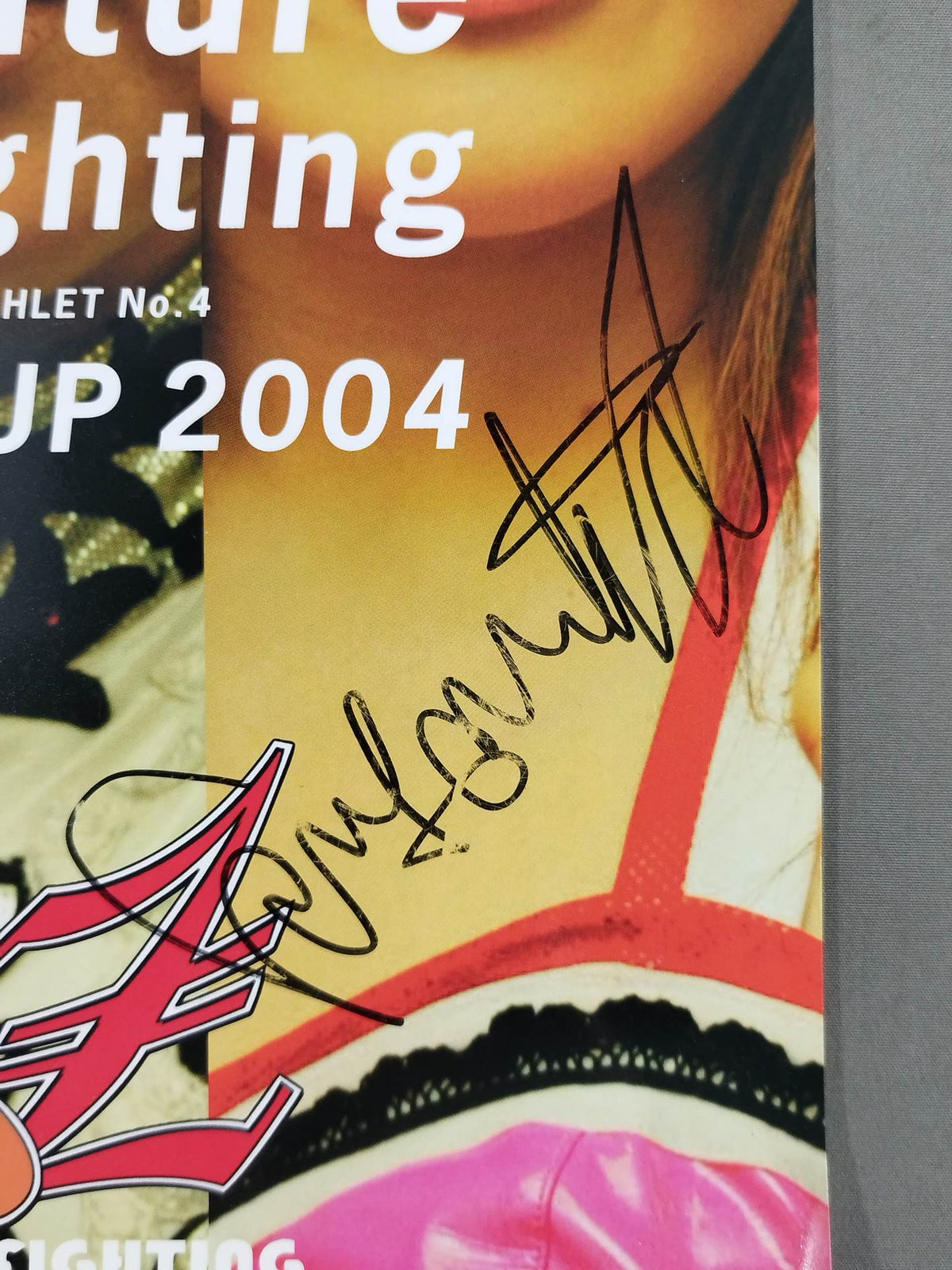 [2 fighters hand signed autograph 】AtoZ / Official Pamphlet No.4