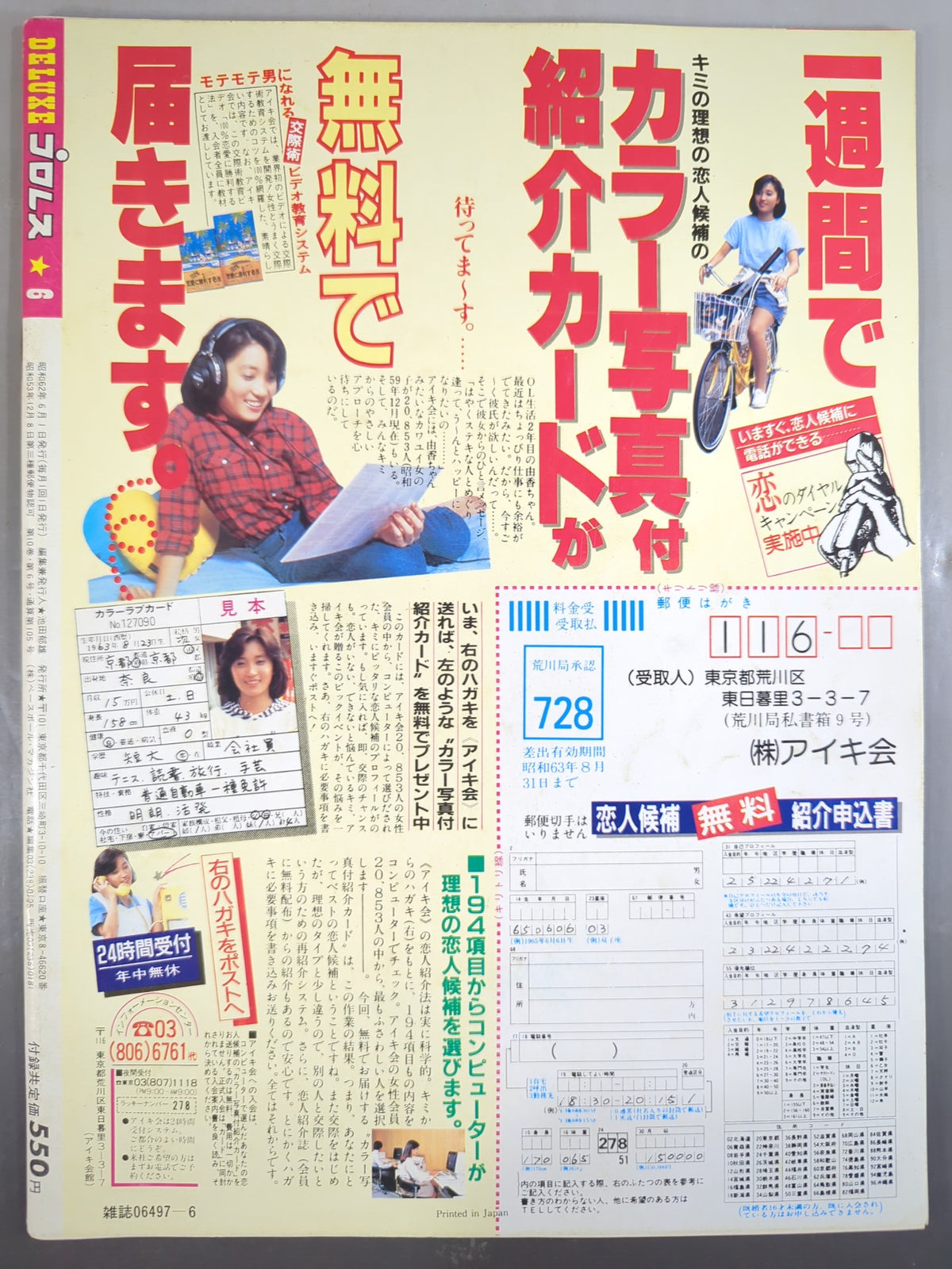 デラックスプロレス 1987年6月号