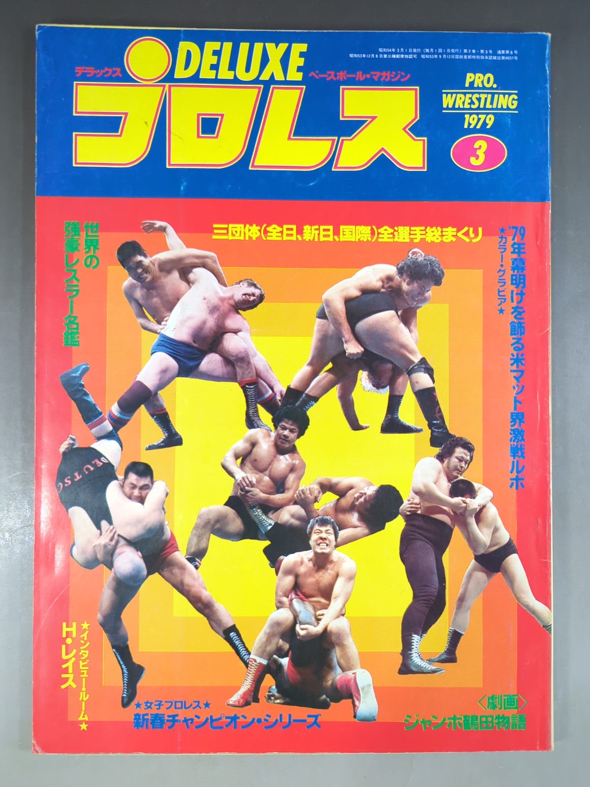 Deluxe Pro Wrestling March 1979 issue