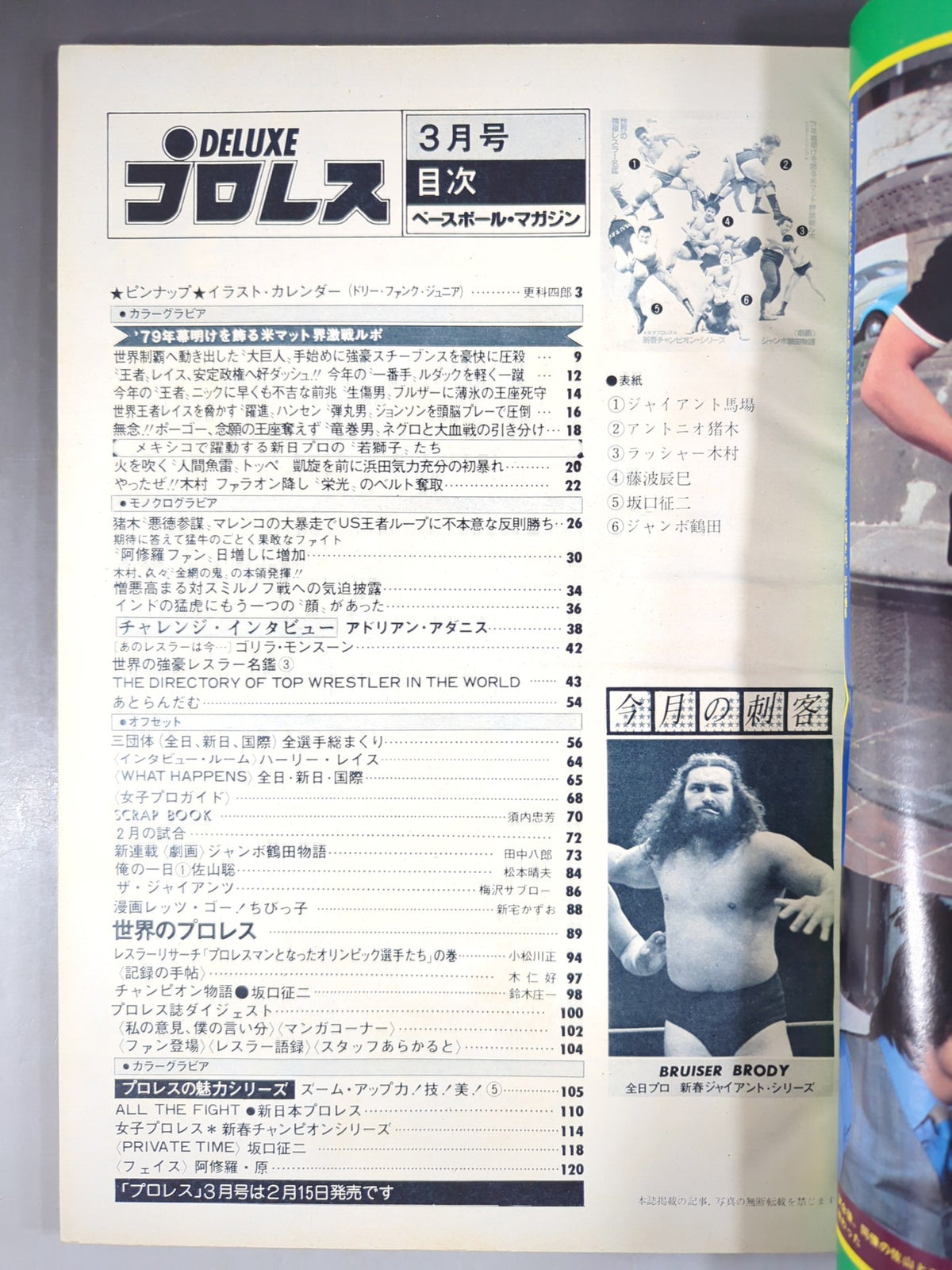 Deluxe Pro Wrestling March 1979 issue