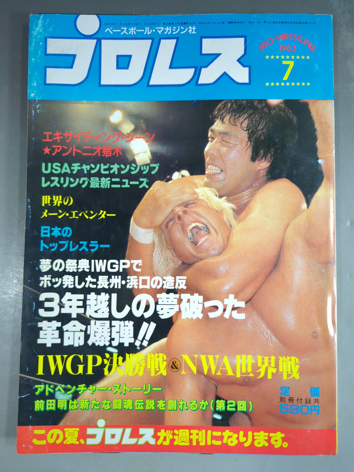 Pro Wrestling  Monthly July 1983 issue
