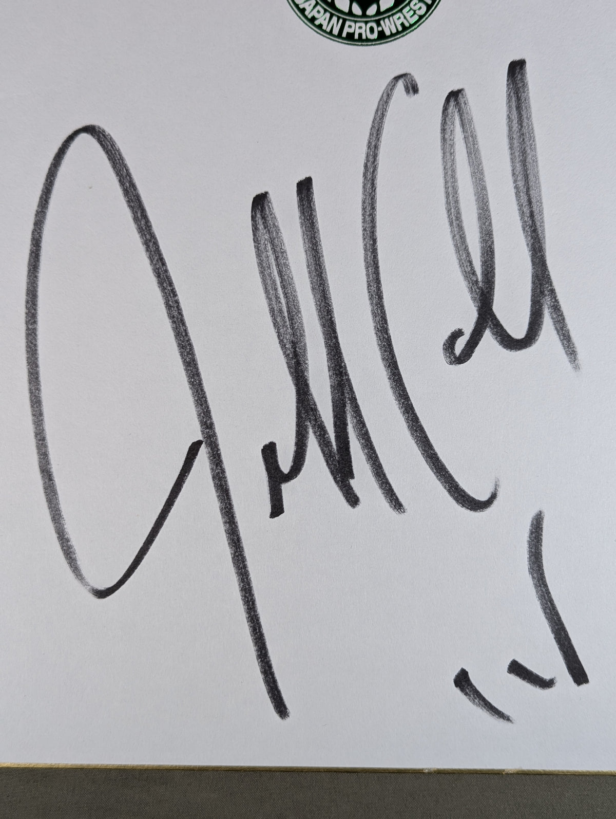 Jeff Cobb (Lion Mark Shikishi ( Autograph board ) )