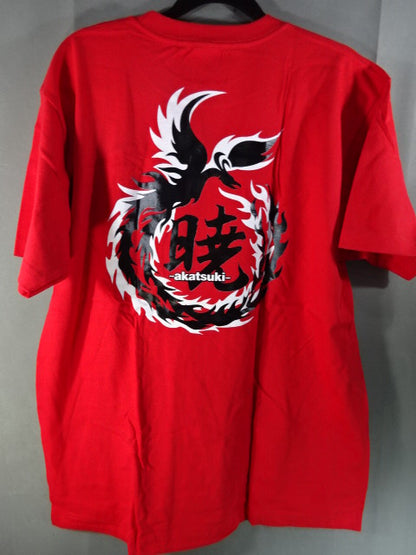 暁 〜AKATSUKI〜 ロゴTシャツ①(レッド)