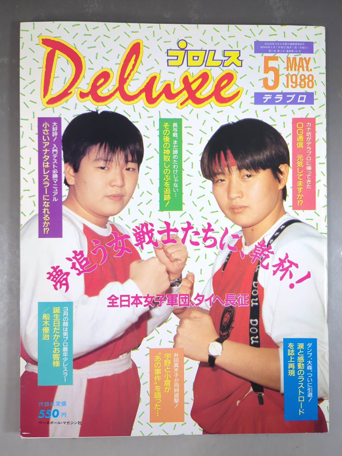 デラックスプロレス 1988年5月号