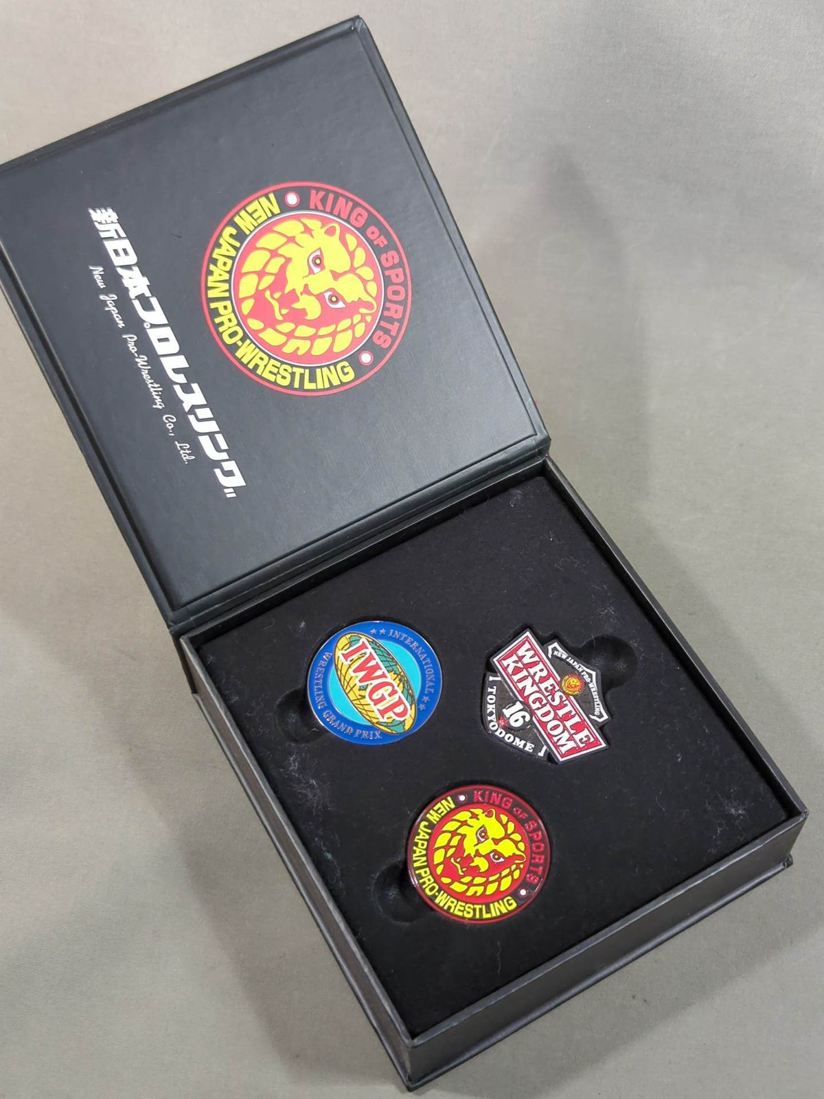 ★非売品★ 新日本プロレス WRESTLE KINGDOM 16 in TOKYO DOME ピンズセット