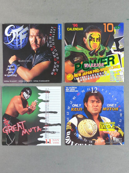 New Japan Pro Wrestling  1996 Desk Calendar