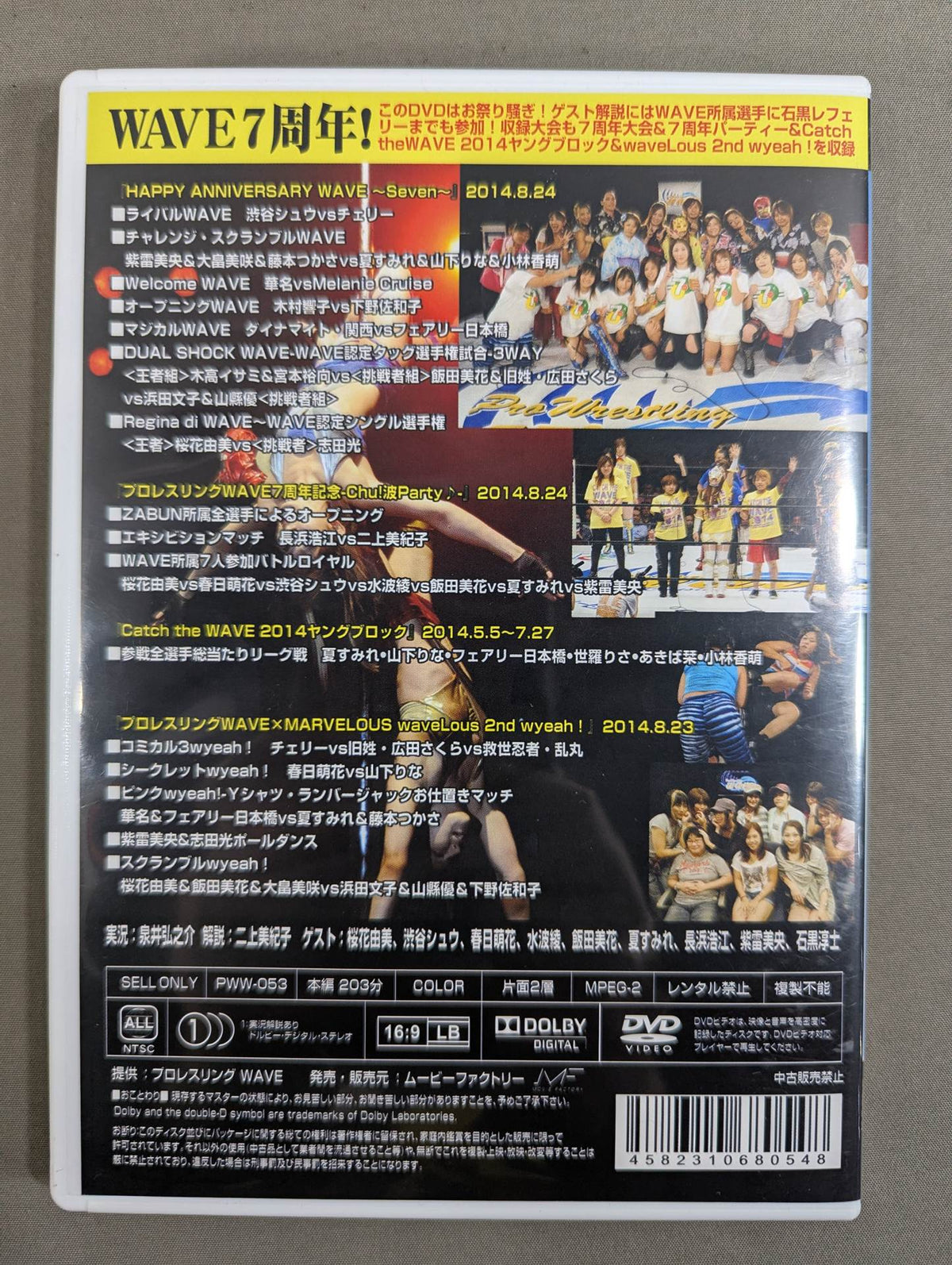 Pro-wrestling WAVE 7th Anniversary Tournament & Catch the WAVE 2014 Young Block & 7th Anniversary Party & waveLous 2nd wyeah!
