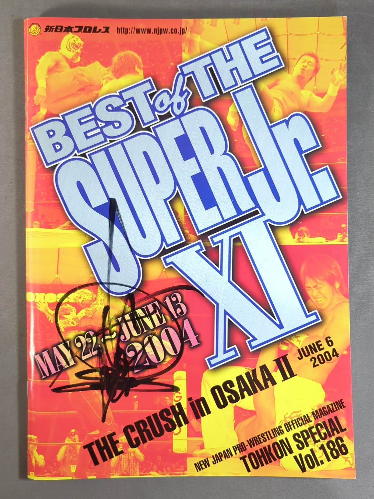 【Ring Anna Tanaka hand signed autograph 】★BOSJ Finals ★ Fighting Spirit Special 186