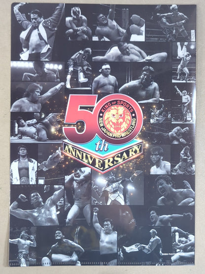 内藤哲也 新日本プロレス50周年記念 クリアファイル＆ステッカー