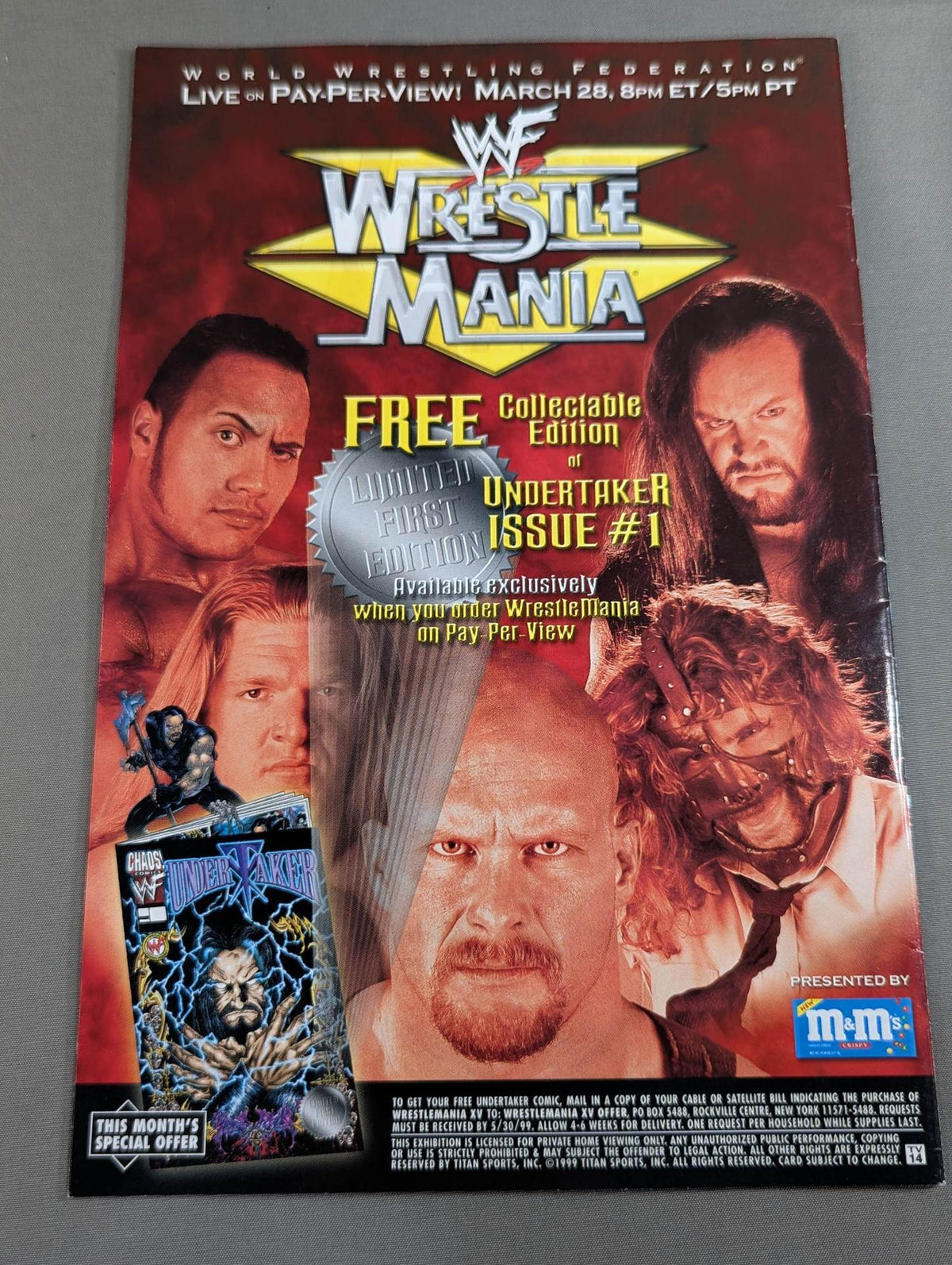UNDERTAKER #1 (APRIL.'99) LIMITED FIRST EDITION 《Illustration Cover Ver.)