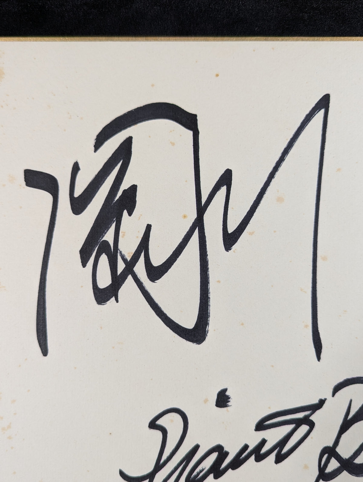 ★BI Cannon & All Wrestlers in Japan 7 fighters ★ 67 Diamond Series Participation fighters sign Shikishi ( Autograph board ) Set
