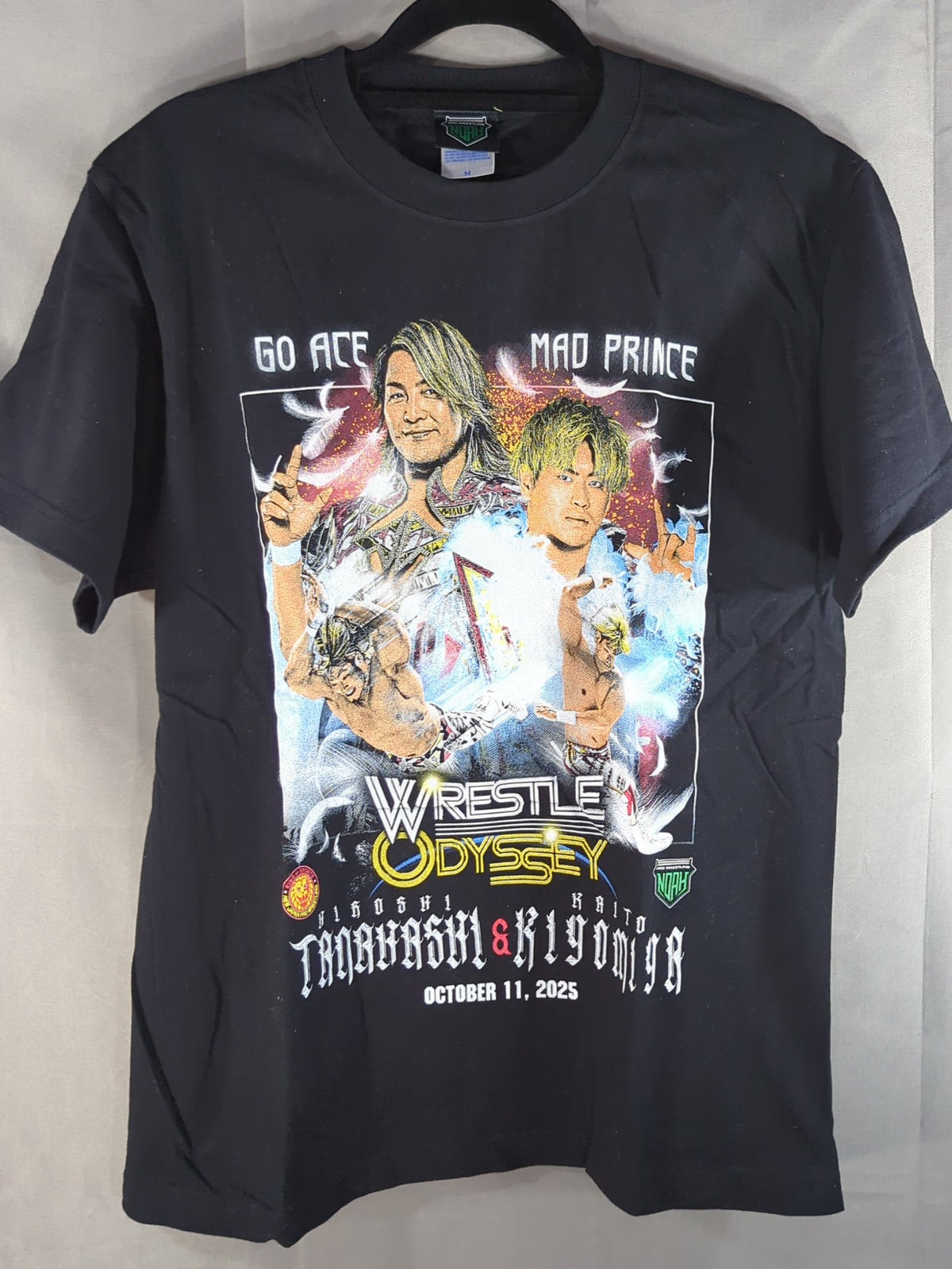 棚橋弘至＆清宮海斗 タッグ記念ビジュアルTシャツ