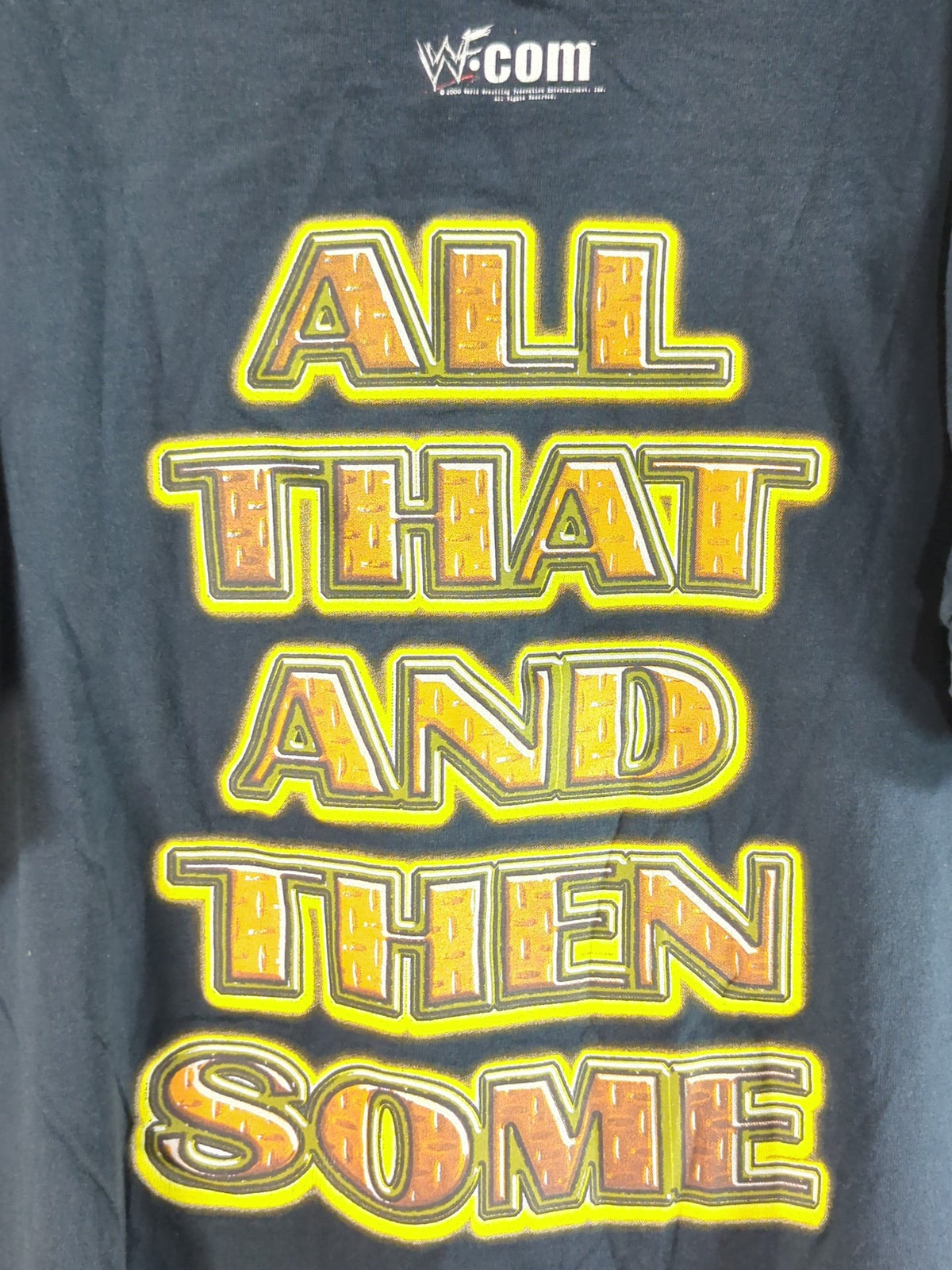 ビリー・ガン「ALL THAT AND THEN SOME」Tシャツ(WWF(2000) / ブラック)