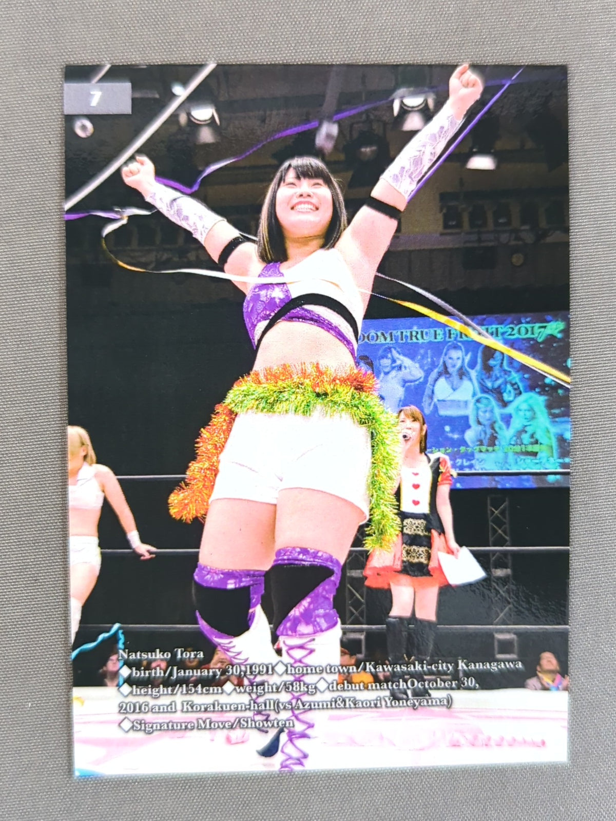 2018 STARDOM COLLECTION CARD Natsuko Tora  Formula autographed card (7)