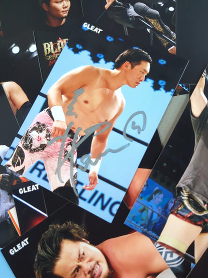 【T-Hawk hand signed autograph 】 GLEAT Photo Set