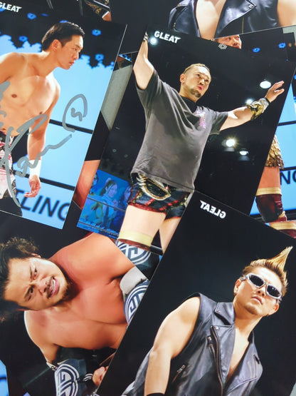 【T-Hawk hand signed autograph 】 GLEAT Photo Set