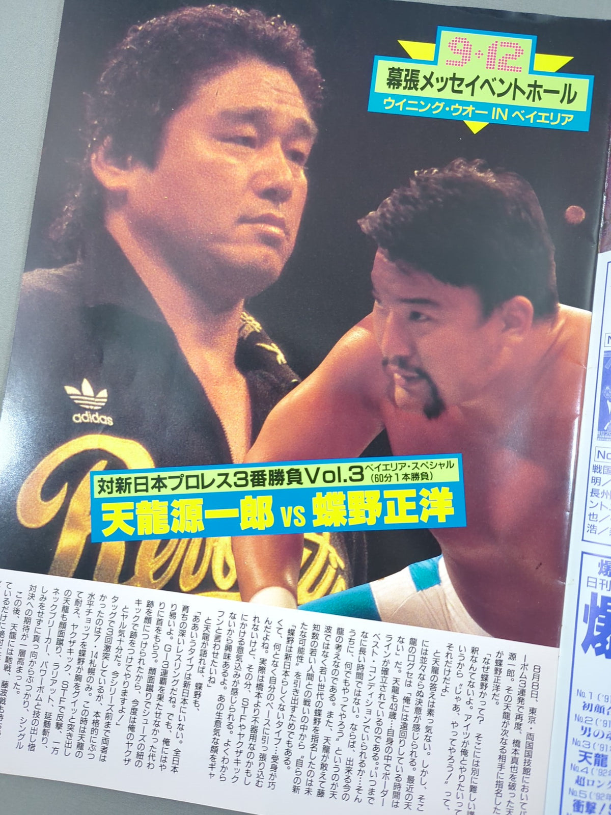 ★天龍vs蝶野★ WAR / ウイニング・ウォー93