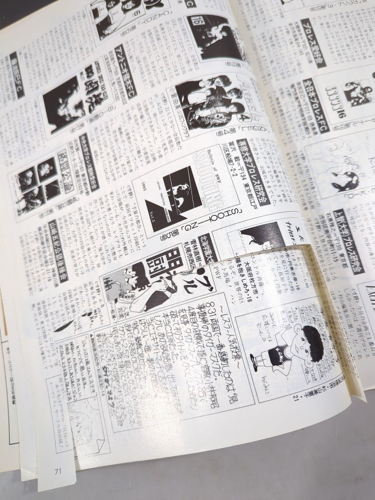 デラックスプロレス 1985年11月号