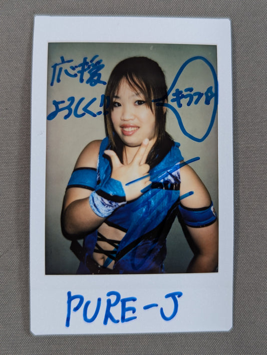 2018 BBM Yako Fujigasaki Official Cheki Card