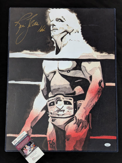 ★JSA★ Rick Flair hand signed autograph art Pro-Photo  (Poster Size)