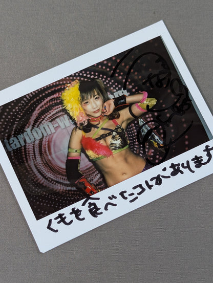 UNAGI SAYAKA  hand signed autograph  Cheki (A-2)